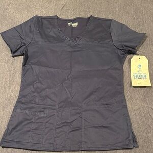 Women's Scrub top - navy Blue